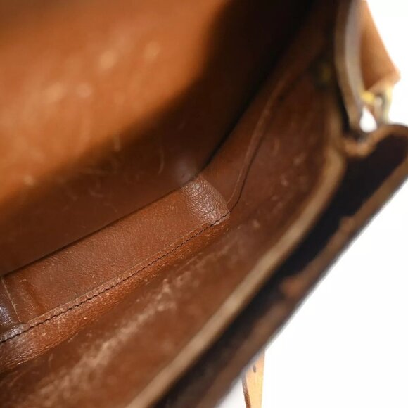 LOUIS VUITTON Cartouchiere GM Shoulder Bag Monogram Leather Brown - Picture 13 of 16